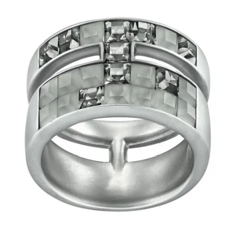 Anello Frozen argento mis.58 Donna Swarovski