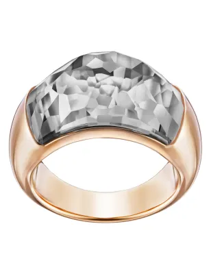 Anello Dome placcato oro rosa mis.55 Donna Swarovski
