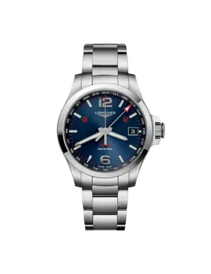 Orologio Conquest VHP GMT L3.718.4.96.6 Blu 41mm Uomo Longines