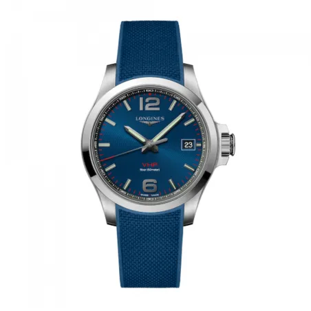 Orologio Conquest VHP L3.716.4.96.9 Blu Gomma 41mm Uomo Longines