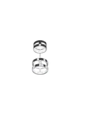Anello Atelier doppio mis.60 Donna Swarovski