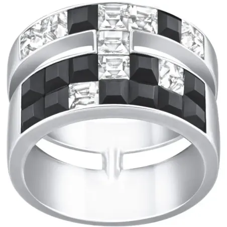 Anello Atelier placcato rodio mis. 55 Donna Swarovski