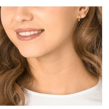 Orecchini Hollow placcato oro giallo Donna Swarovski