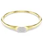 Bracciale rigido dorato Dextera taglio round mis.L Donna Swarovski