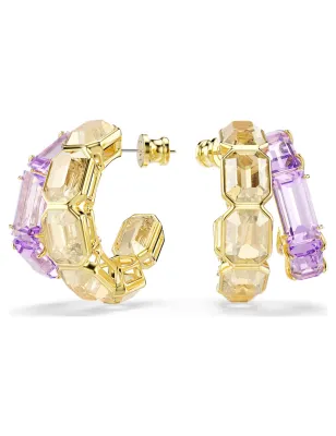 Orecchini a cerchio Millenia multicolore taglio misto Donna Swarovski