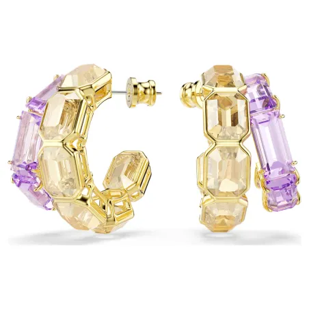 Orecchini a cerchio Millenia multicolore taglio misto Donna Swarovski