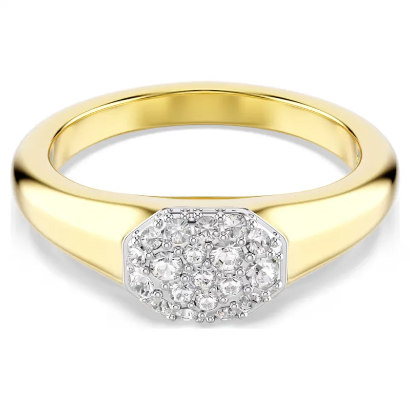 Anello dorato Dextera, taglio misto mis.46 Donna Swarovski