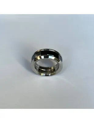 Anello Revolution placcato rodio m.22 Uomo Swarovski