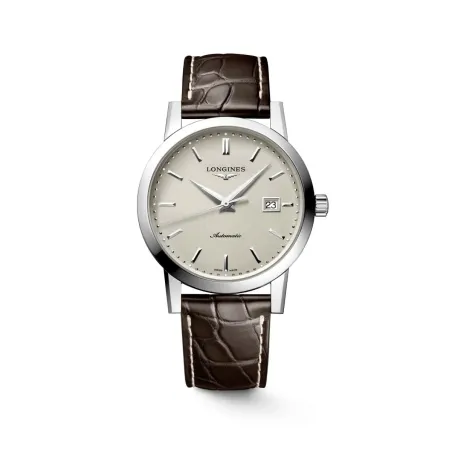 Orologio 1832 L4.825.4.92.2 Auto Beige 40mm Uomo Longines