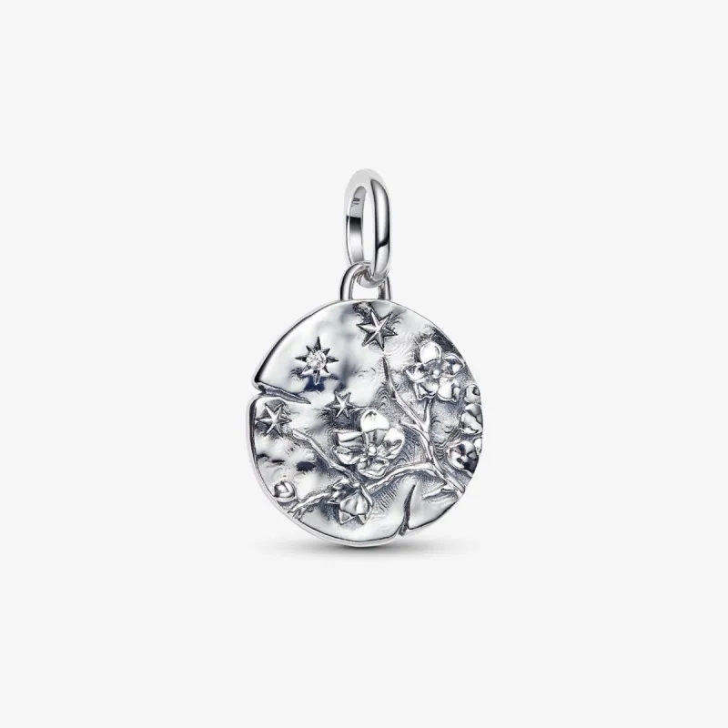 Charm Medallion Fiore di Ciliegio "Vivat Floreat" Donna Pandora Charm Medallion Fiore di Ciliegio "Vivat Floreat" Donna Pandora