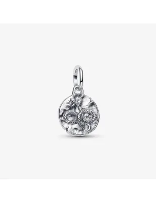 Charm Medallion Serpente "Memento Vivere" Donna Pandora