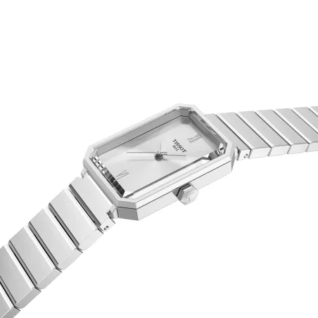 Orologio Rettangolare Art Déco Acciaio Swiss Made Donna Tissot