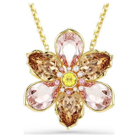 Collana e Spilla Idyllia Fiore multicolore Donna Swarovski