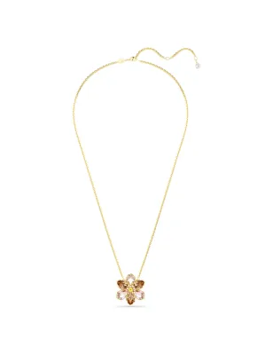 Collana e Spilla Idyllia Fiore multicolore Donna Swarovski