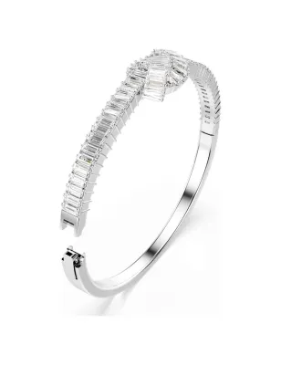 Bangle Matrix, taglio baguette, Nodo, mis.M Donna Swarovski