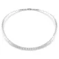 Collana Matrix taglio baguette, bianca Donna Swarovski