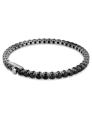Bracciale Tennis Matrix, nero placcato rutenio mis.XL Donna Swarovski - category_name - XDMG De Marchi Gianotti