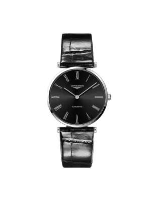 Orologio Automatico 36mm Quadrante Nero Swiss Made Longines