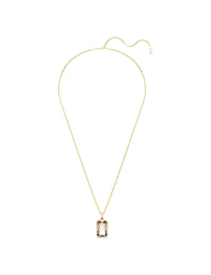 Collana Millenia Taglio ottagonale, Caramello Donna Swarovski