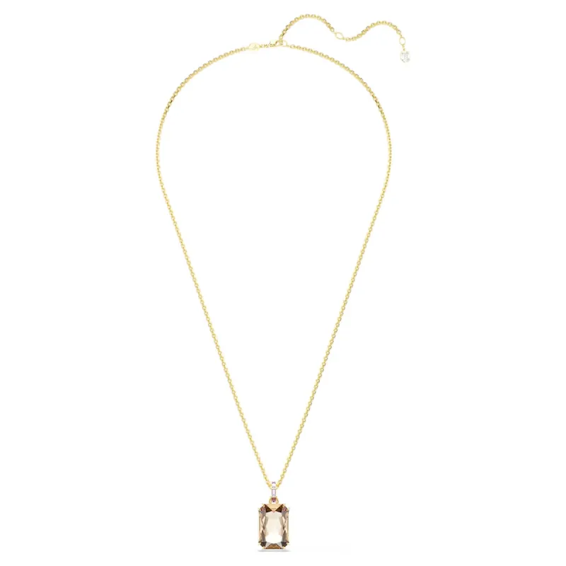 Collana Millenia Taglio ottagonale, Caramello Donna Swarovski Collana Millenia Taglio ottagonale, Caramello Donna Swarovski