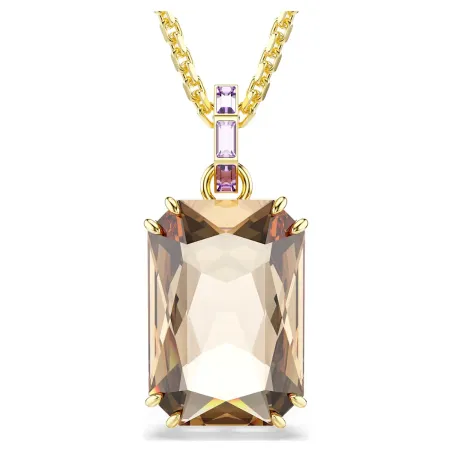 Collana Millenia Taglio ottagonale, Caramello Donna Swarovski