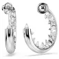 Orecchini a cerchio Sublima placcato rodio Donna Swarovski Orecchini a cerchio Sublima placcato rodio Donna Swarovski