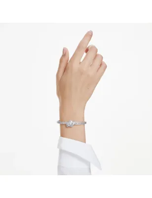 Bracciale rigido Matrix Taglio baguette Nodo L Donna Swarovski