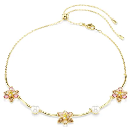 Collana Idyllia Crystal Pearl Fiore Multicolor Donna Swarovski