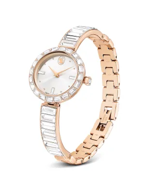 Orologio Matrix bangle Bianco Finitura tono oro rosa Donna Swarovski