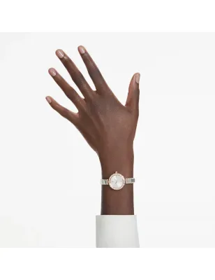 Orologio Matrix bangle Bianco Finitura tono oro rosa Donna Swarovski