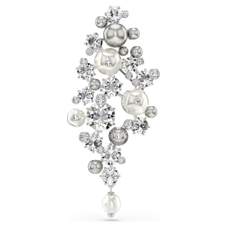Spilla Constella Crystal Pearl Taglio Round Donna Swarovski
