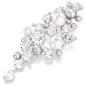 Spilla Constella Crystal Pearl Taglio Round Donna Swarovski