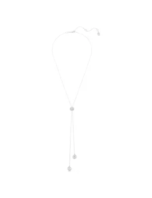 Collana a Y Stilla Attract Taglio Round Blu Donna Swarovski