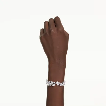 Bracciale Constella Taglio misto Bianco Placcato rodio M Donna Swarovski