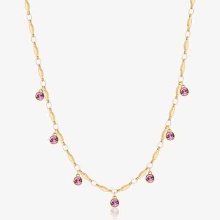 Collana girocollo Cristalli light amethyst Donna Brosway Symphonia