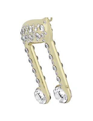 Decorazione Holiday Magic Nota Musicale Doppia Donna Swarovski