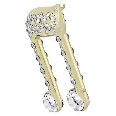 Decorazione Holiday Magic Nota Musicale Doppia Donna Swarovski