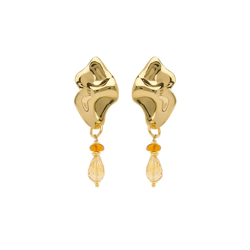 Orecchini Courage Citrino Euphoria Donna Rossoprezioso