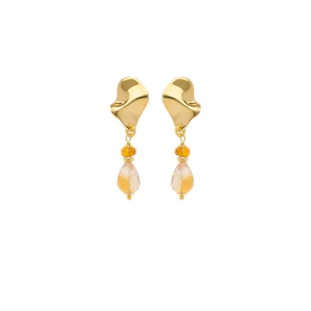 Orecchini Mind Citrino Euphoria Donna Rossoprezioso