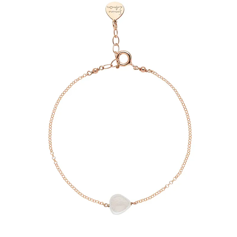 Bracciale Cotton White Semino d'Amore Donna Rossoprezioso