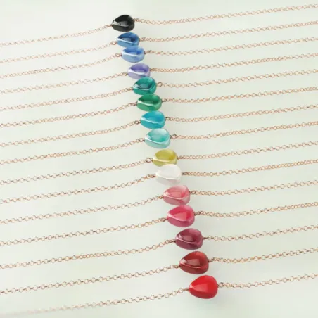 Bracciale Semino d'Amore Tourmaline verde Donna Rossoprezioso