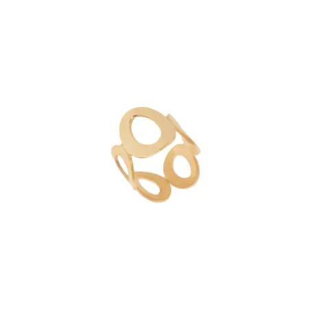 Anello Vintage Glamour Oro 23kt Argento 925 Donna Aquaforte