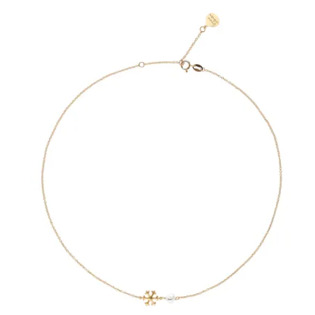 GIROCOLLO SEMINO D'AMORE SNOWFLAKE CRISTALLO ROCCA ROSSOPREZIOSO