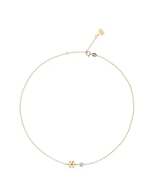 GIROCOLLO SEMINO D'AMORE SNOWFLAKE TOPAZIO AZZURRO ROSSOPREZIOSO