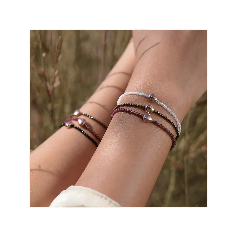 BRACCIALE SEMINO D'AMORE ELEMENTS NOTTE ROSSOPREZIOSO