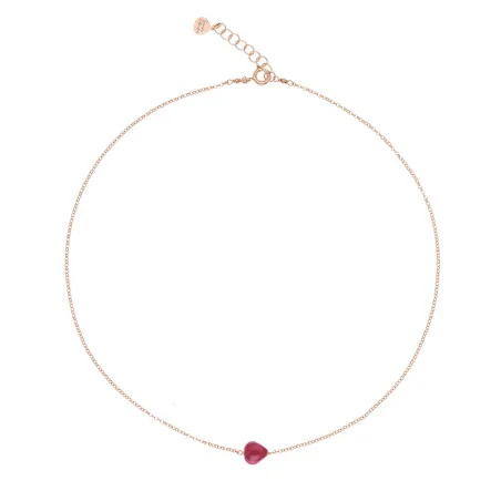 Girocollo Semino d'Amore Tourmaline rosa Donna Rossoprezioso