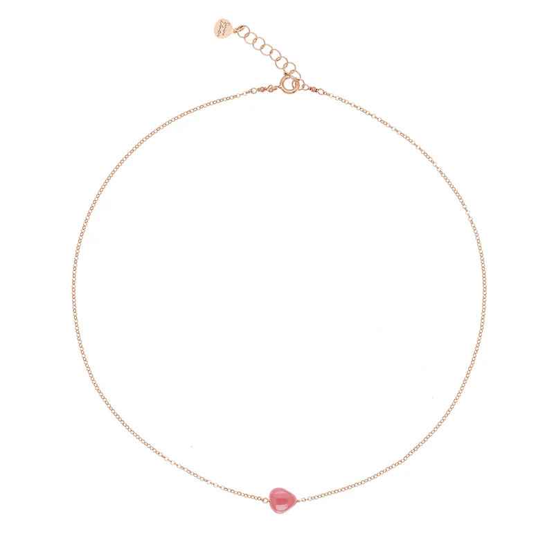 GIROCOLLO ROSA AURORA DONNA ROSSOPREZIOSO SEMINO D'AMORE