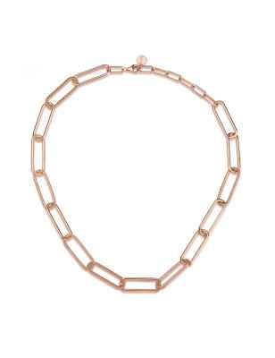 Collana GIROCOLLO PLACCATO ORO ROSA Donna Rosato
