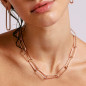 Collana GIROCOLLO PLACCATO ORO ROSA Donna Rosato