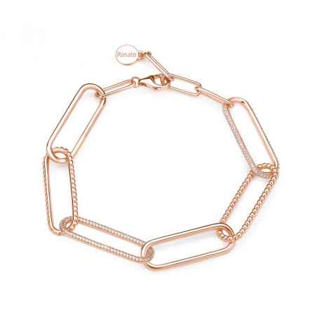 Bracciale MORBIDO PLACCATO ORO ROSA Donna Rosato